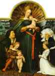 Hans Holbein. Meyer Madonna.