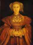 Portrait of Anne of Cleves.