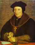 Hans Holbein. Portrait of Sir Brian Tuke.