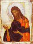 Russian Icon. St. John the Baptist.