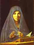 Antonello da Messina. Virgin Annunciate.