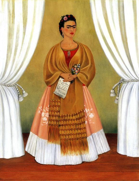 Frida Kahlo. Self-Portrait (Dedicated to Leon Trotsky).