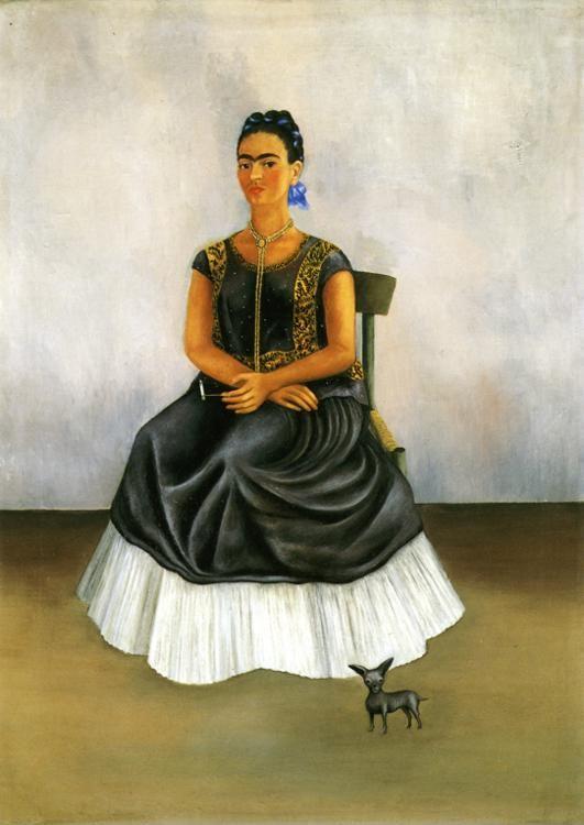 Frida Kahlo. Itzcuintli Dog with Me.