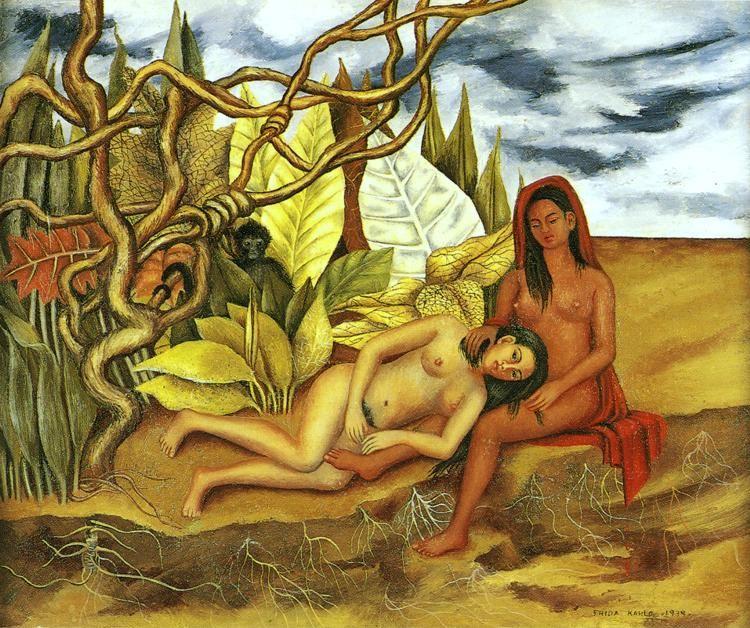 Frida Kahlo. Two Nudes in the Forest.