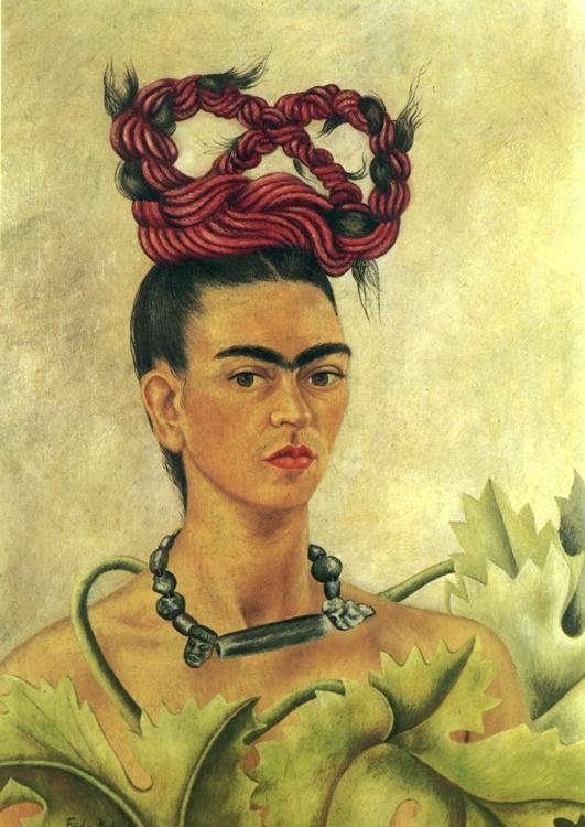 Frida Kahlo. Self-Portrait with Braid.