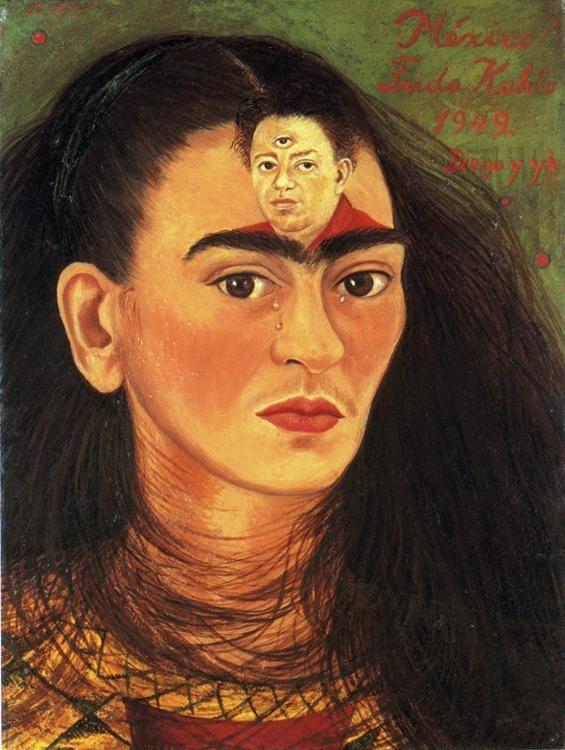 Frida Kahlo. Diego and I.