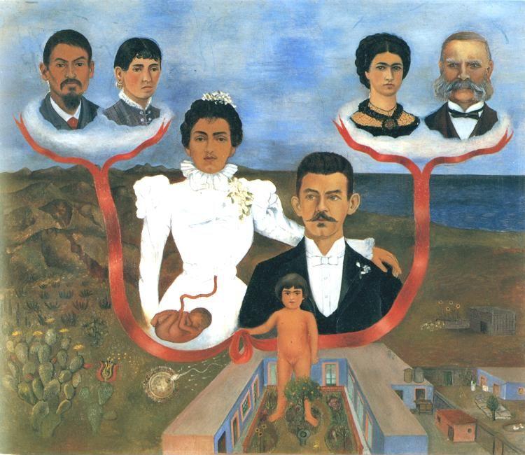 Frida Kahlo. My Grandparents, My Parents, and I.