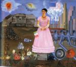 Frida Kahlo. Self-Portrait on the Border Line Between Mexico and the United States.