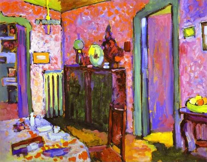 Wassily Kandinsky. Interior (My Dining Room).