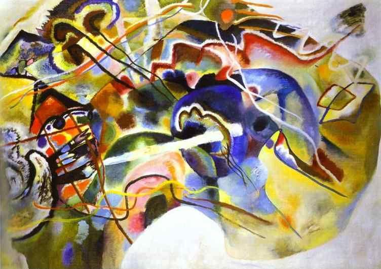 Wassily Kandinsky. Picture with White Border.