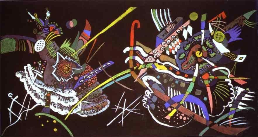 Wassily Kandinsky. Draft for Mural in the Unjuried Art Show, Wall B.