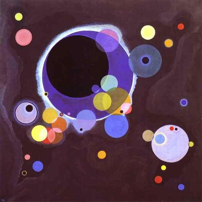 Wassily Kandinsky. Several Circles.
