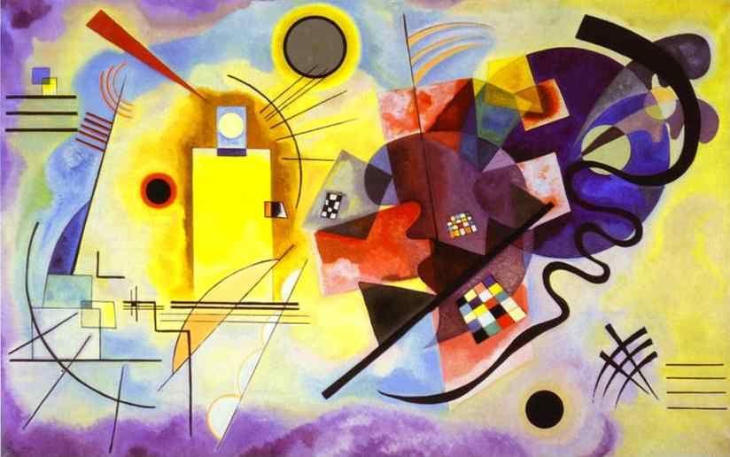 Wassily Kandinsky. Yellow-Red-Blue.