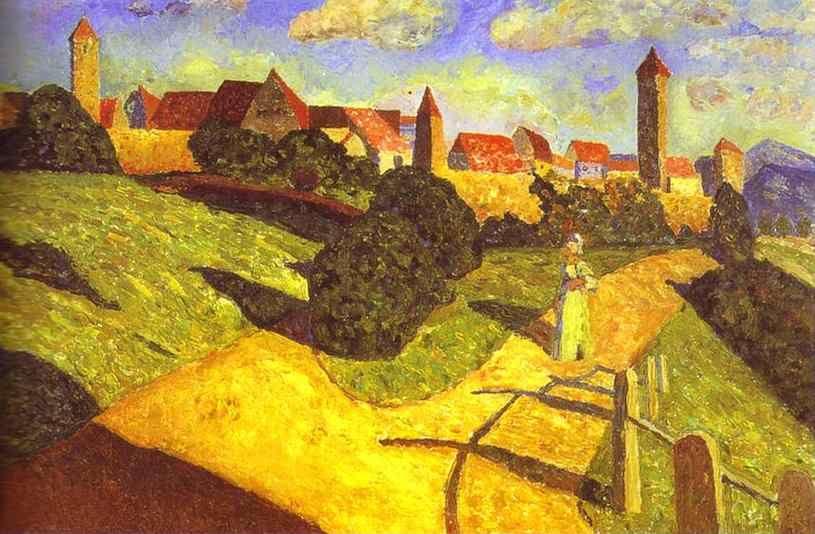 Wassily Kandinsky. Old Town II.