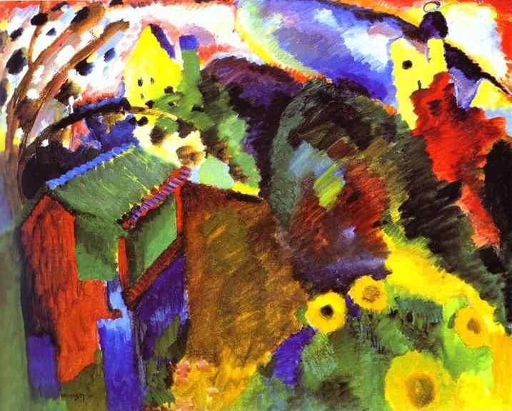 Wassily Kandinsky. Murnau - Garden I.