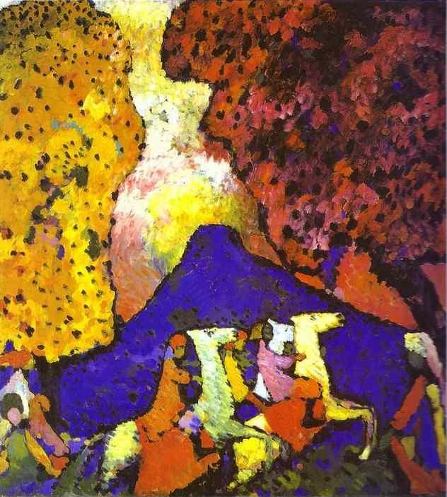 Wassily Kandinsky. The Blue Mountain.