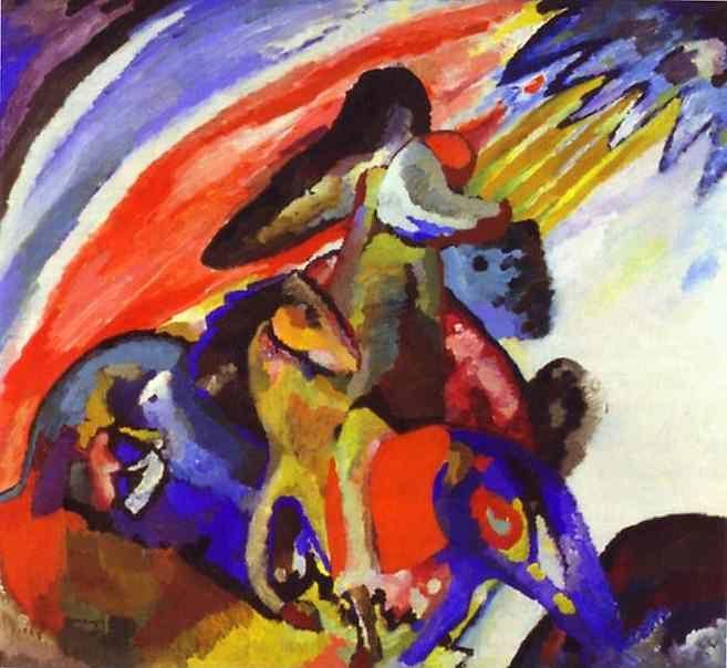 Wassily Kandinsky. Improvisation 12 (Rider).