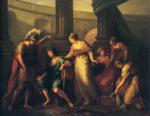 Angelica Kauffman. Hector Calls Paris to the Battle.