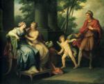 Angelica Kauffman. Venus Persuades Helen to Fall in Love with Paris.