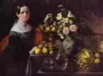 Ivan Khrutsky. Portrait of an Unknown Woman with Fruit.