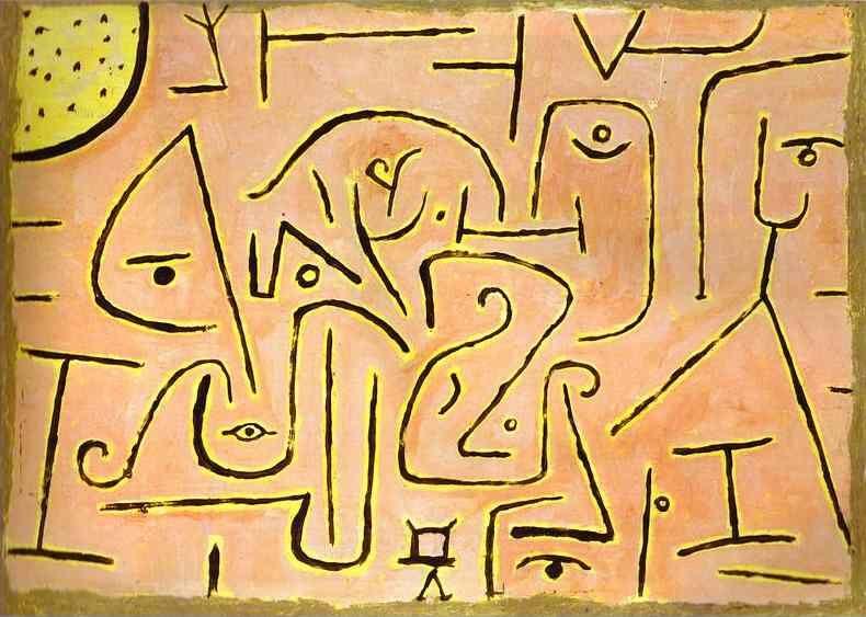 Paul Klee. Contemplating.