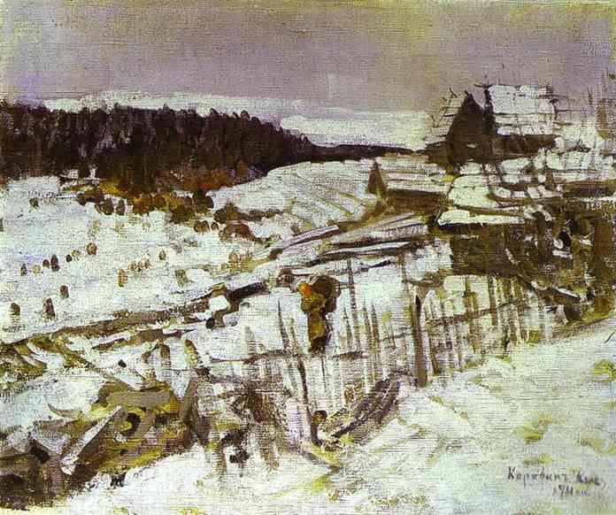 Constantin Korovin. Winter.