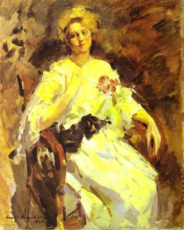 Constantin Korovin. Portrait of a Woman.