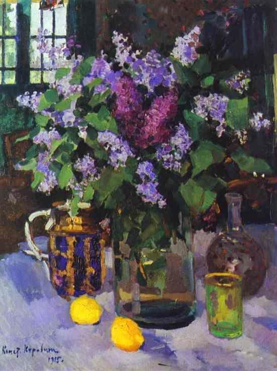 Constantin Korovin. Lilacs. Still Life.