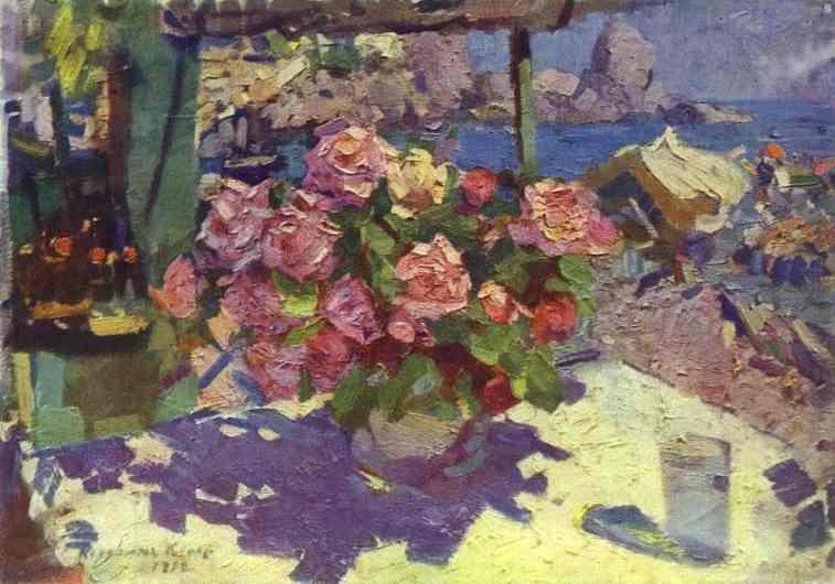 Constantin Korovin. Roses.