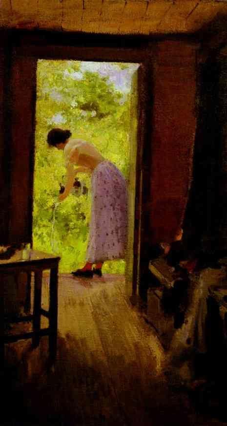 Constantin Korovin. In a Summer Cottage.