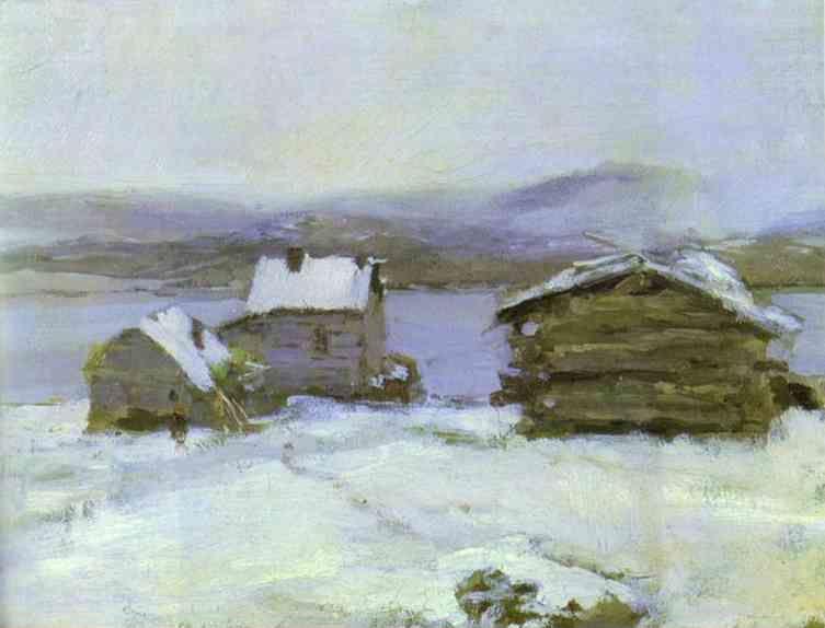 Constantin Korovin. Winter in Lapland.