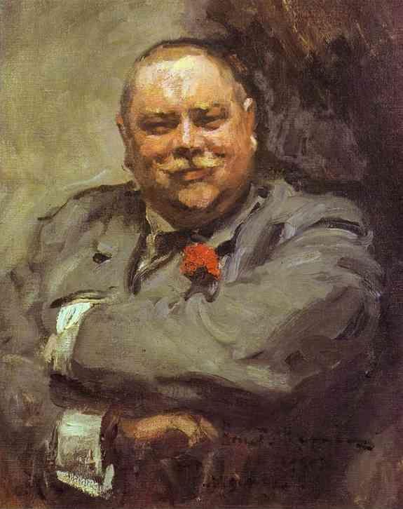 Constantin Korovin. Portrait of Nikolay Chichagov.