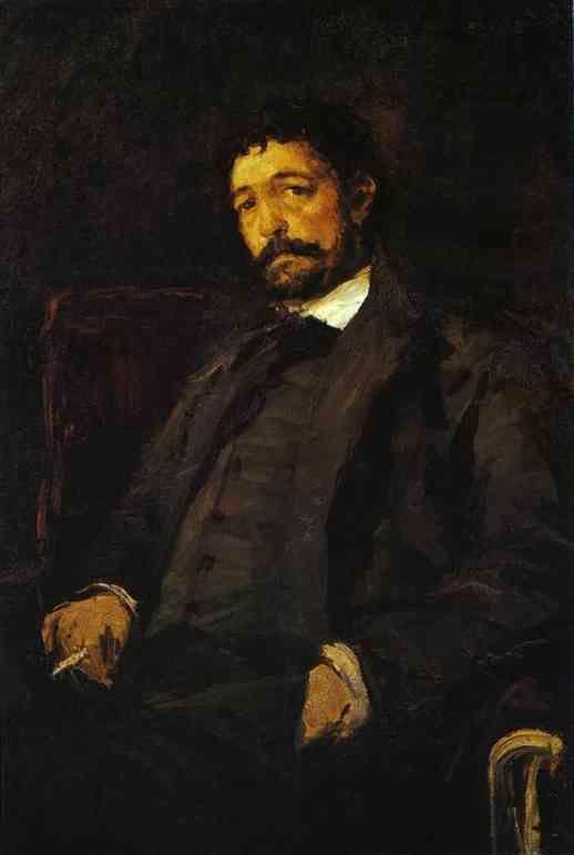 Constantin Korovin. Portrait of Italian Singer Angelo Masini.
