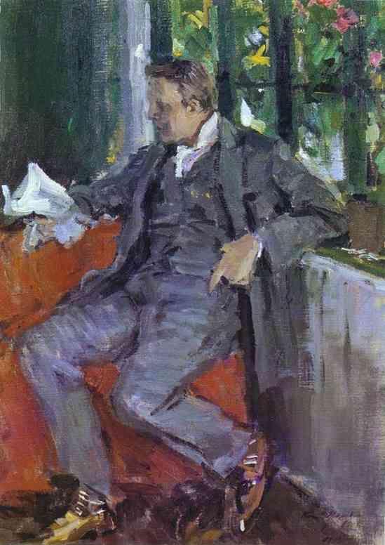 Constantin Korovin. Portrait of Fedor Chaliapin.