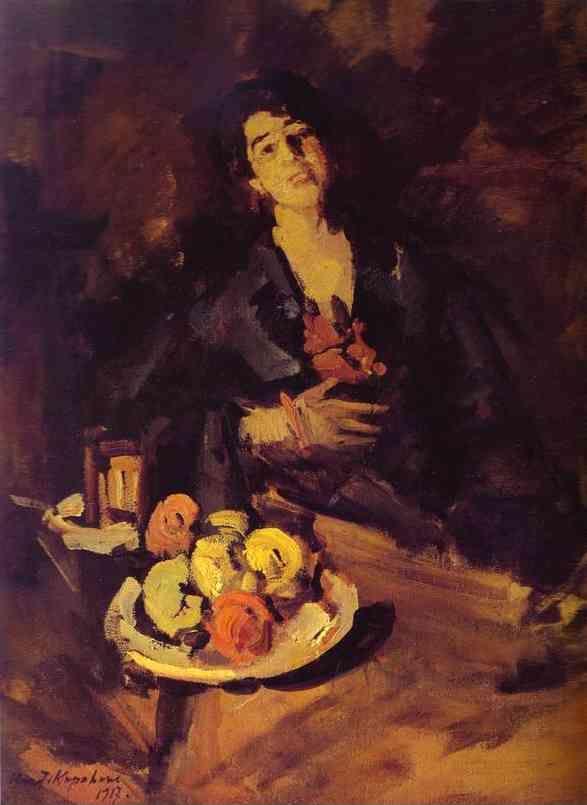 Constantin Korovin. Portrait of a Woman.