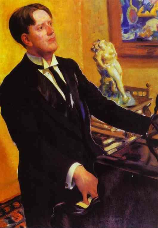 Boris Kustodiyev. Portrait of the Composer D.V. Morozov.