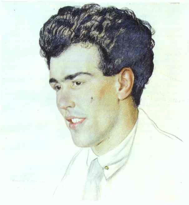 Boris Kustodiyev. Portrait of Nikolay Lazarevich Bublichenko.