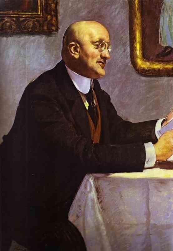 Boris Kustodiyev. Portrait of the Artist Igor Grabar (1871-1960).