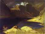Sir Edwin Landseer. A Lake Scene: Effect of a Storm.