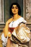 Frederick Leighton. A Roman Lady (La Nanna).