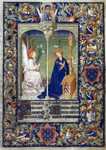 Limbourg Brothers. The Belles Heures of Jean de France, Duke de Berry. Annunciation.