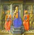 Fra Filippo Lippi. Madonna Enthroned with Four Saints.