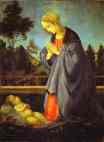 Filippino Lippi. The Adoration of the Child.