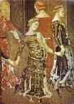 Ambrogio Lorenzetti. Allegory of Good Government: Effects of Good Government in the City. Detail.
