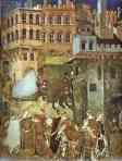 Ambrogio Lorenzetti. Allegory of Good Government: Effects of Good Government in the City. Detail.