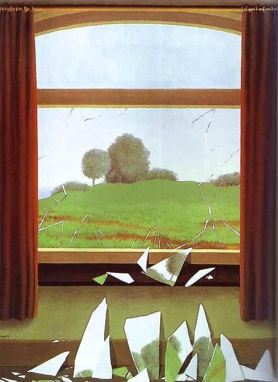 René Magritte. The Key to the Fields (French: La Clef de champs).