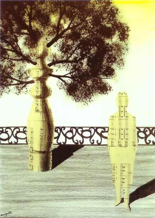 René Magritte. Without Title / Sans titre.