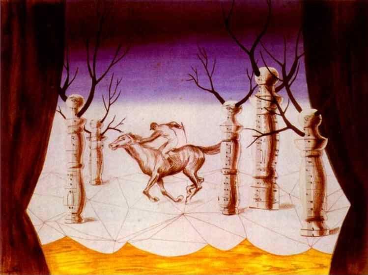 René Magritte. The Lost Jockey.