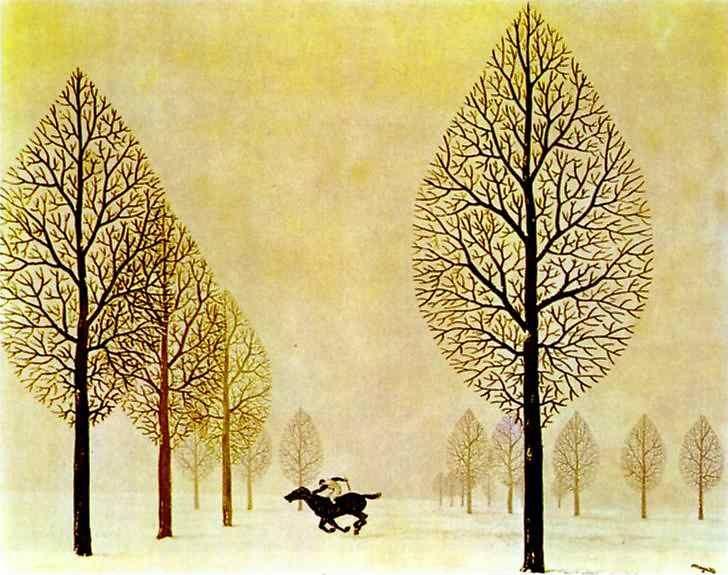 René Magritte. The Lost Jockey.