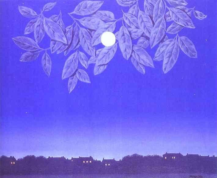 René Magritte. The Blank Page.